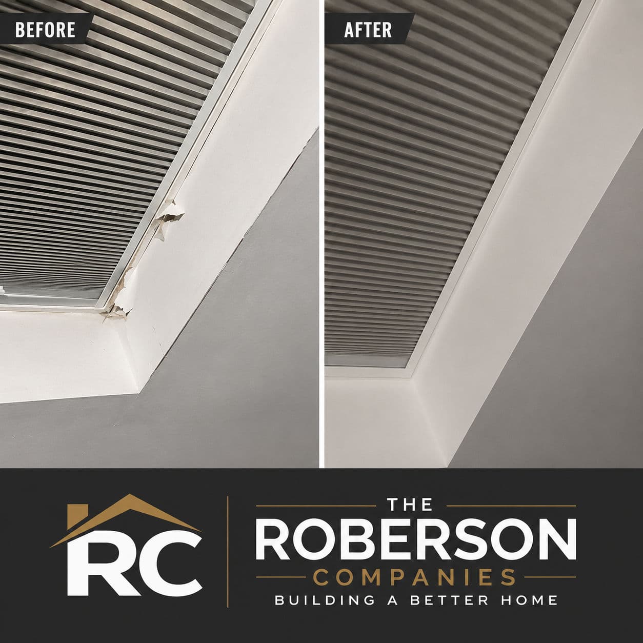 Project Drywall Repair Near a Skylight Done Right image
