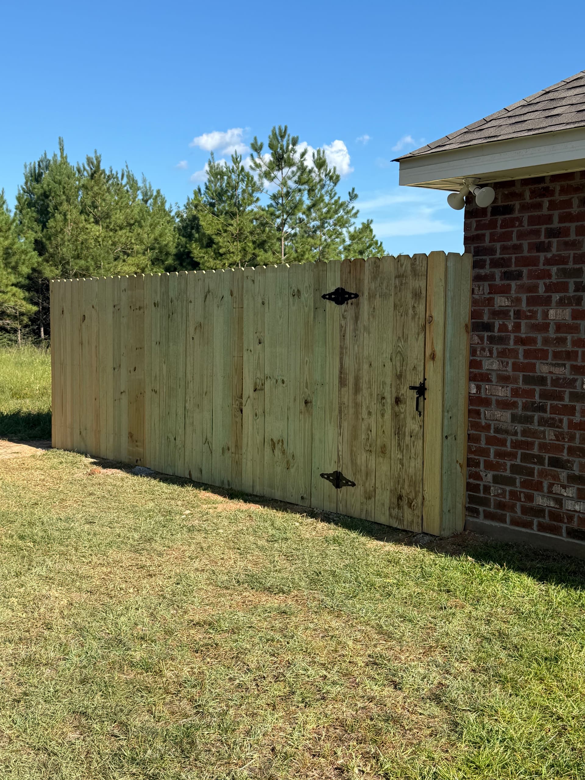 Gallery photos for 18x42 Privacy Fence Build with Man Gate: Image #6