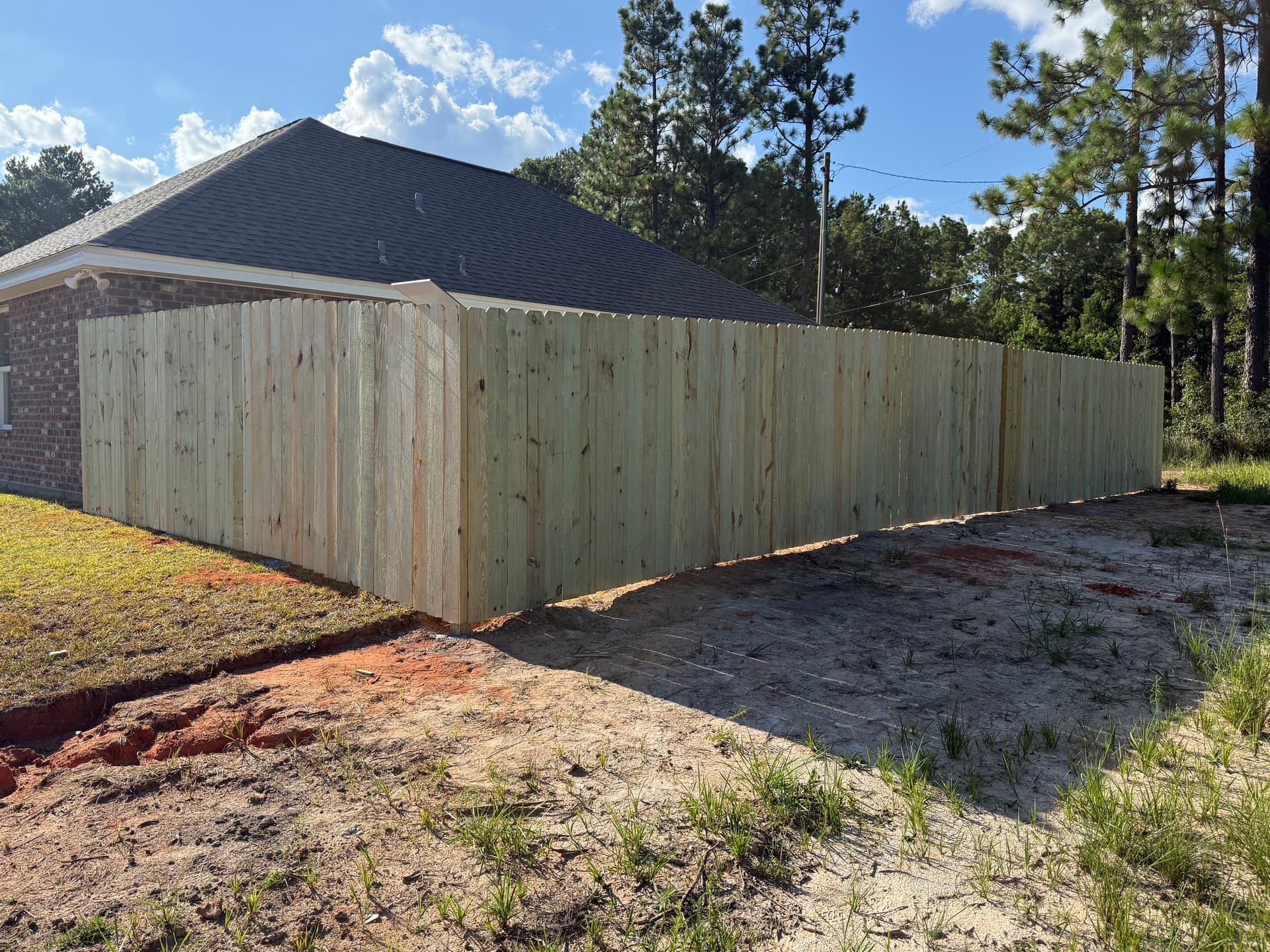 Gallery photos for 18x42 Privacy Fence Build with Man Gate: Image #4