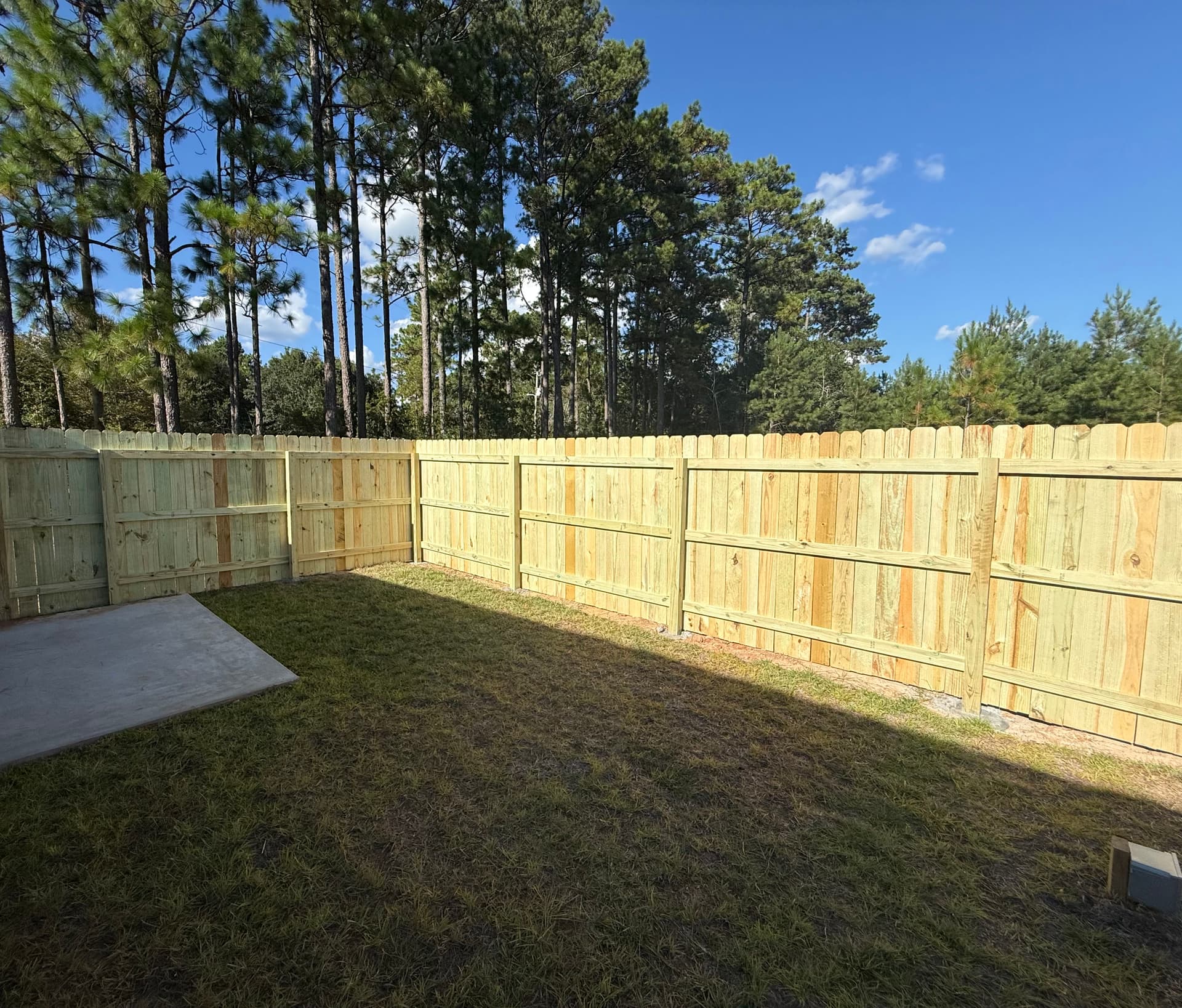 Gallery photos for 18x42 Privacy Fence Build with Man Gate: Image #1