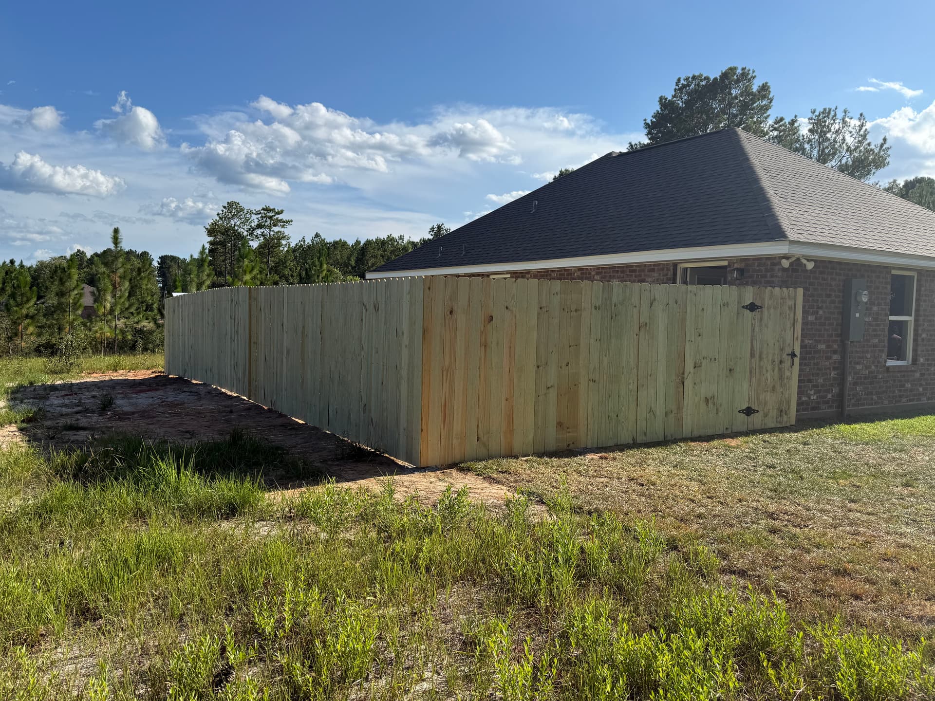 Gallery photos for 18x42 Privacy Fence Build with Man Gate: Image #5