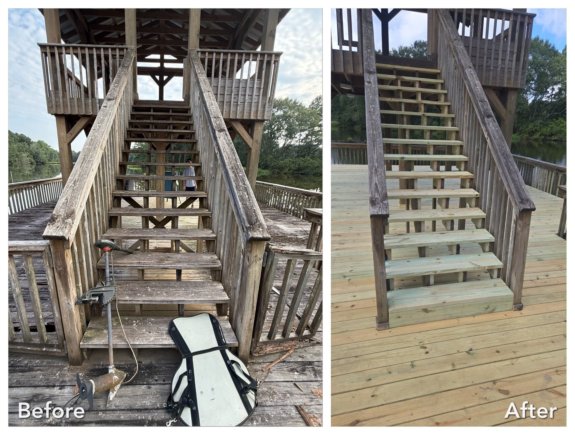 Gallery photos for Lakeside Pier Rebuilt From the Framing Up: Image #1